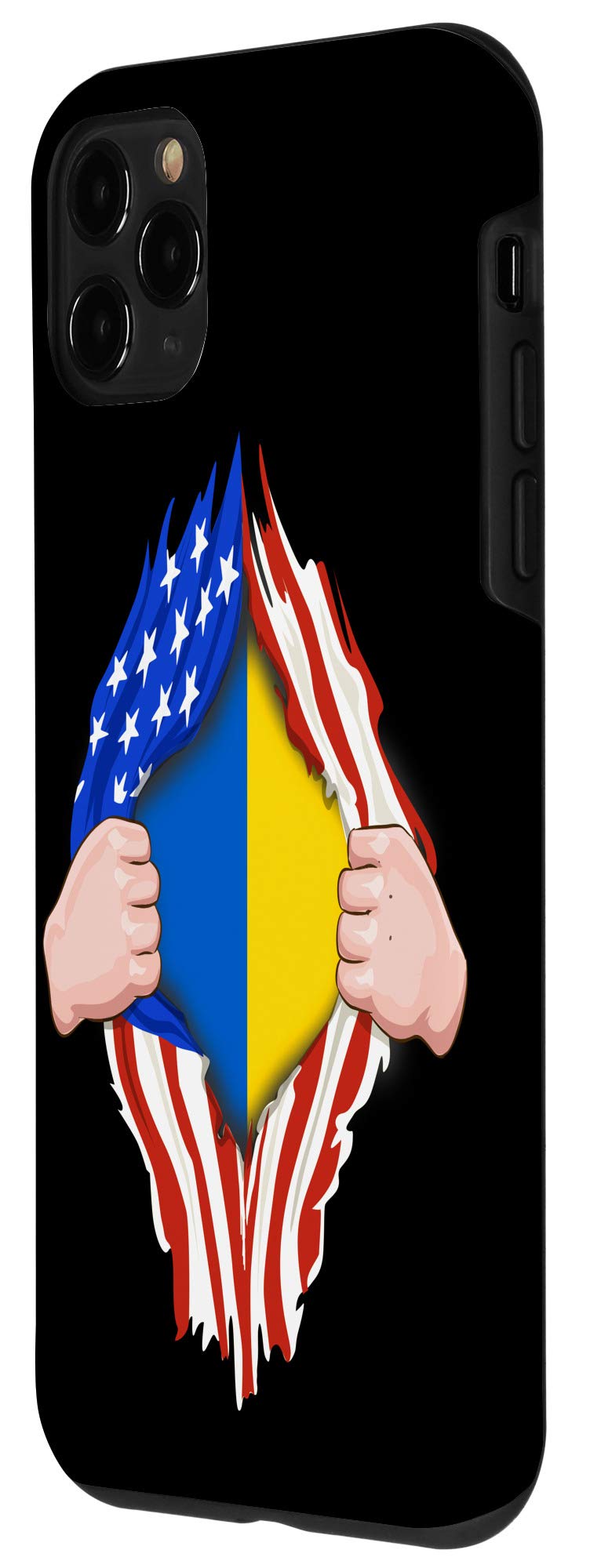 iPhone 11 Pro Case with Ukraine Flag - Patriotic Protective Cover for Travel & Daily Use
