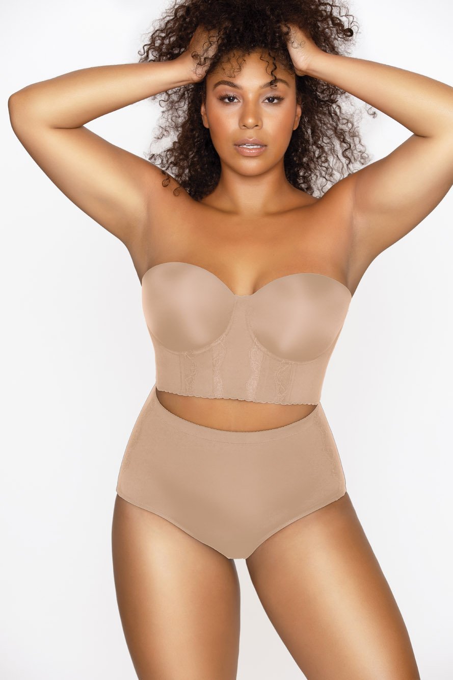 Parfait Elissa Bustier - European Nude Lace Underwire Bra for Women | Perfect for Evening Wear, Date Nights & Special Occasions