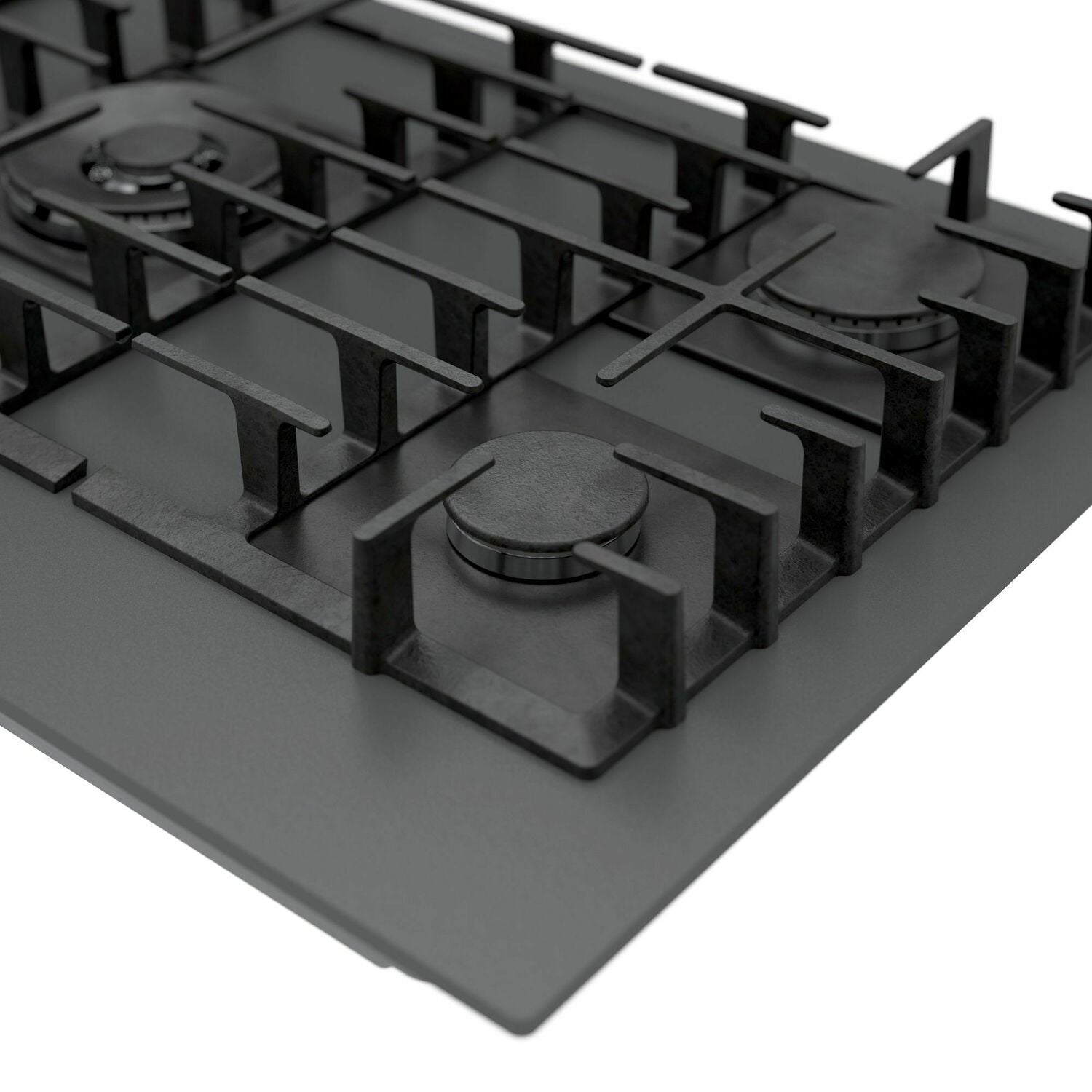 Bosch NGMP677UC 36-Inch Benchmark Gas Cooktop with Hard Glass Surface - Dark Silver | Professional Kitchen Stove for Home Chefs & Cooking Enthusiasts | Ideal for Modern Kitchens & Gourmet Cooking