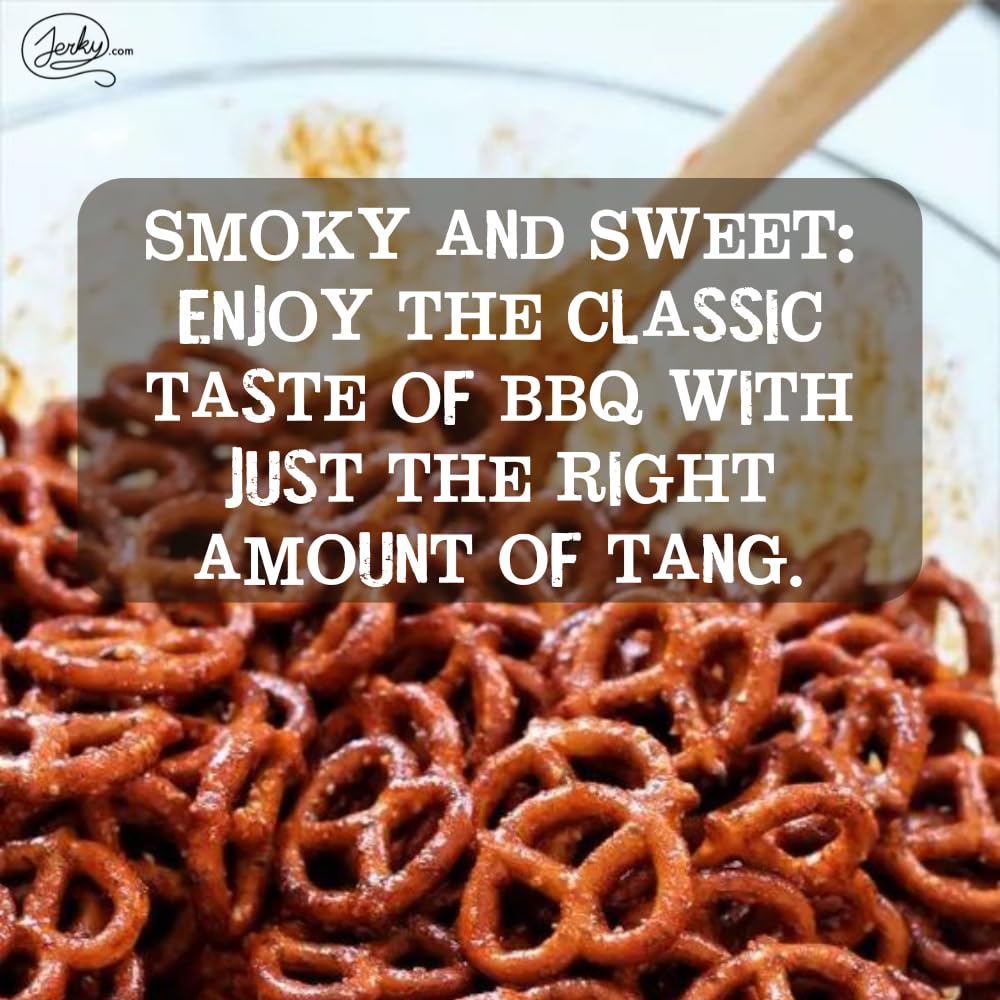 Artisan BBQ Pretzels - Small Batch, 5.5oz - Crispy Savory Snack for Kids & Parties