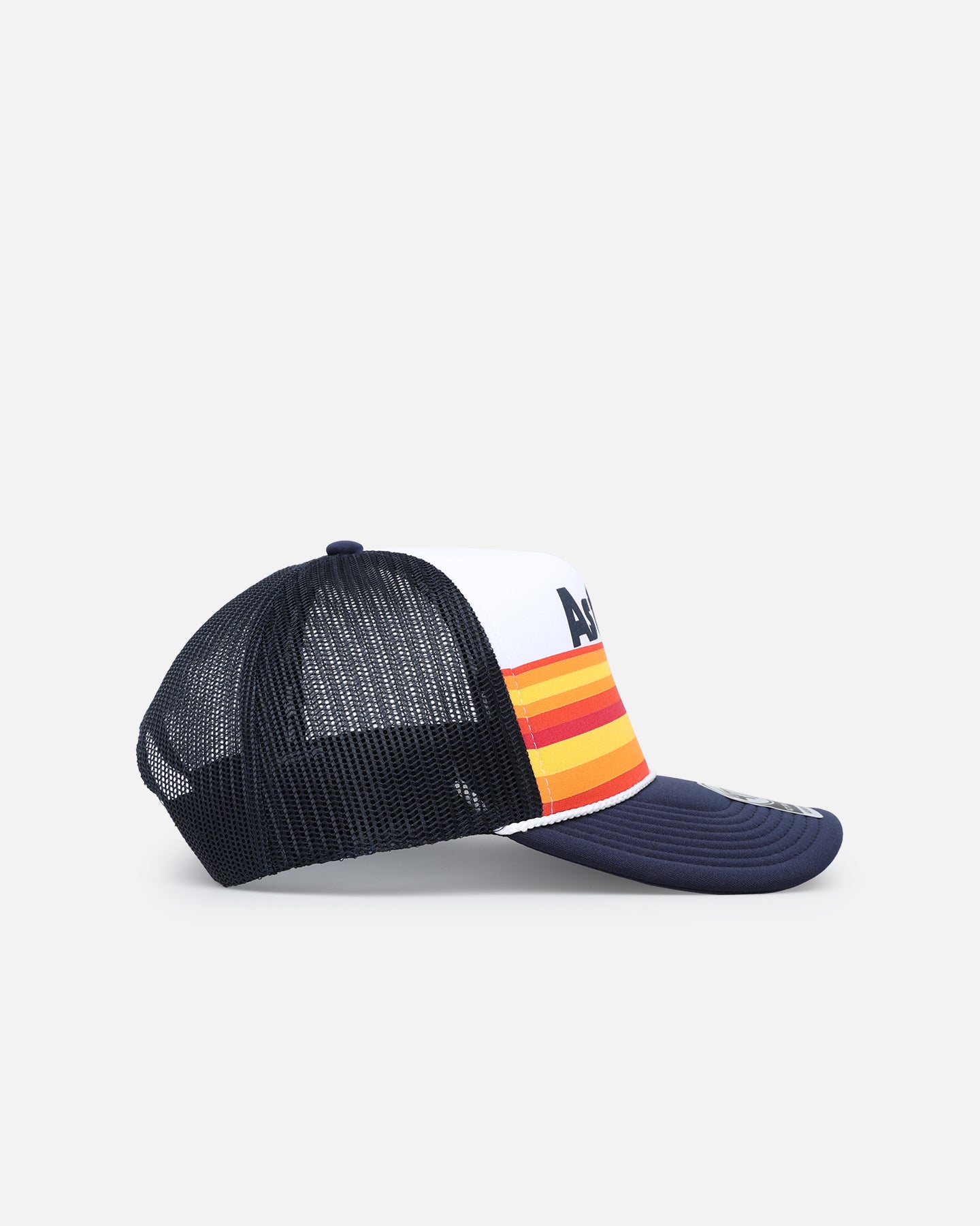 Houston Astros '47 Brand Navy Foam Trucker Snapback Hat - Official MLB Baseball Cap for Men & Women - Perfect for Games, Tailgating & Casual Wear