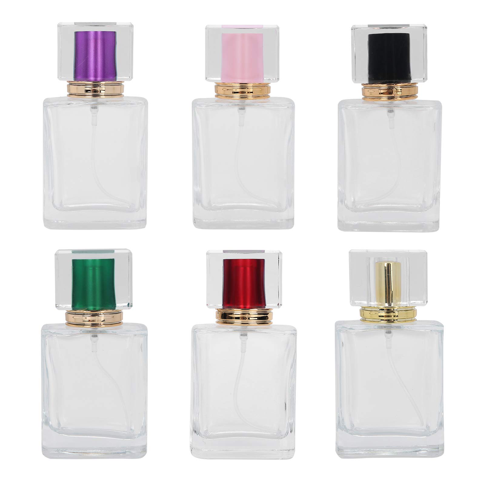 Refillable Perfume Atomizer Spray Bottle - Travel Size Empty Perfume Bottle for Fragrance, Makeup Remover & Essential Oils | Portable for Purse, Gym Bag & Powder Room Display