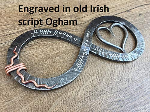 6th Anniversary Iron Gift - Elegant Iron Infinity Sign for Couples | Unique Iron Gift Idea for Wedding, Anniversary & Romantic Occasions