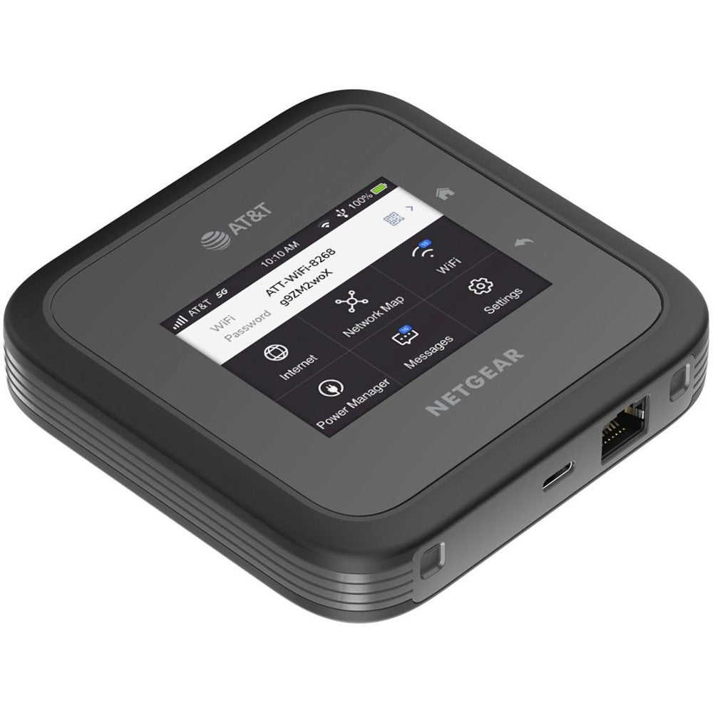 Netgear Nighthawk MR6500 M6 Pro 5G Mobile Hotspot Router - AT&T Locked (Renewed Like New, Black) | High-Speed Portable WiFi for Travel, Remote Work & Home Internet Backup