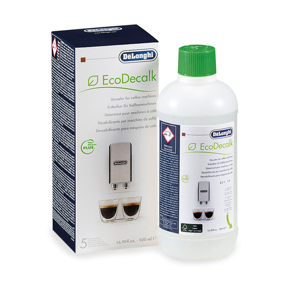 DeLonghi EcoDecalk Descaler Liquid - Coffee Machine Descaling Solution for Espresso & Drip Coffee Makers - Removes Limescale & Mineral Buildup - Safe for All DeLonghi Coffee Appliances - Perfect for Home & Office Use