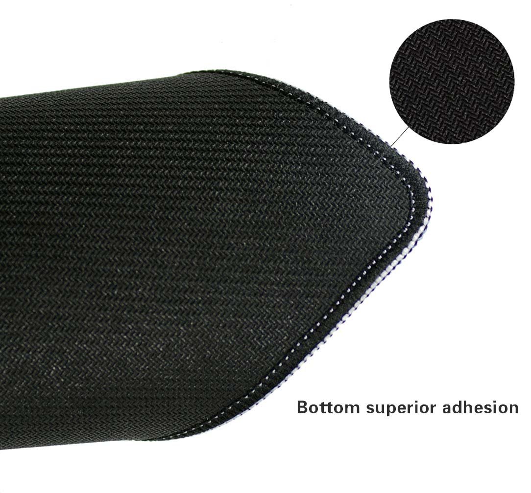 Retro Thin Blue Line Flag Mouse Pad - Non-Slip Rubber Base, 9.5 x 7.8 Inch - Perfect for Office, Gaming & Police Supporters | USA Patriotic Desk Accessory