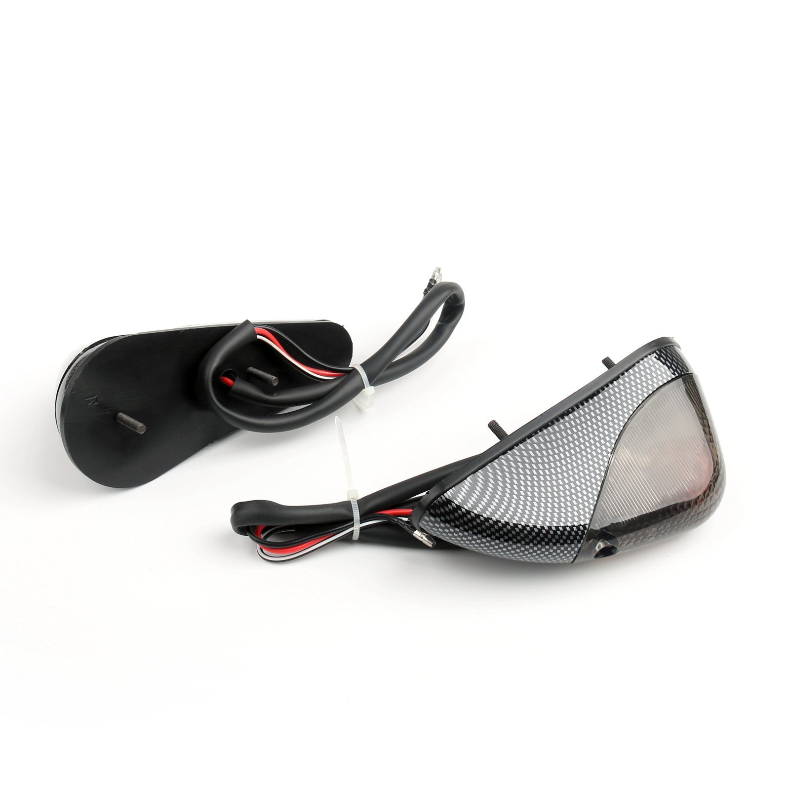 Smoke Front Turn Signals for Kawasaki Ninja EX 250 1988-2007 - Compatible with Bruce & Shark Models - Enhance Visibility & Style for Motorcycle Riders - Perfect for Night Riding & Custom Bike Builds