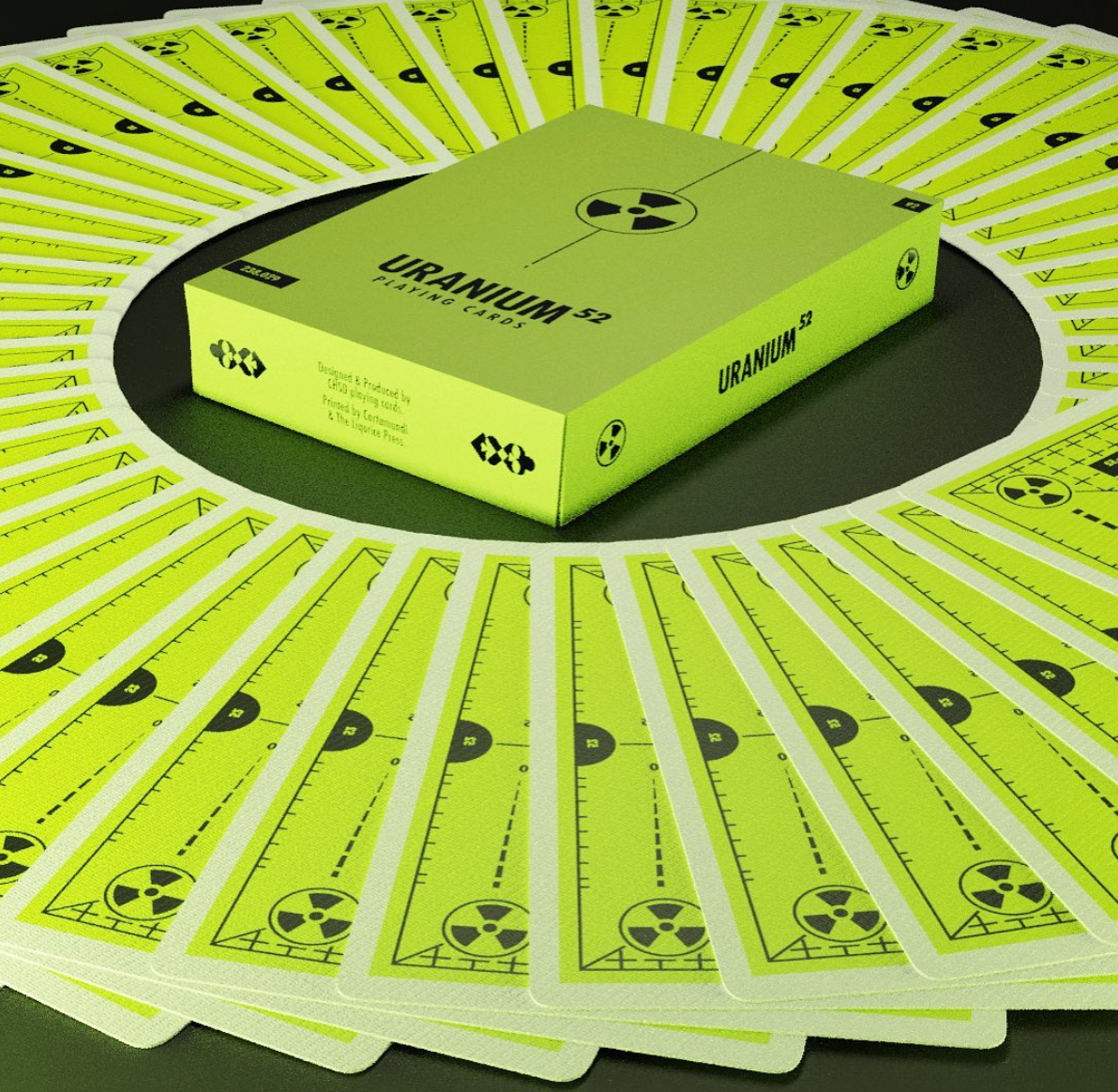 Uranium 52 Limited Edition Playing Cards - Premium Collectible Deck for Poker, Magic Tricks & Card Games