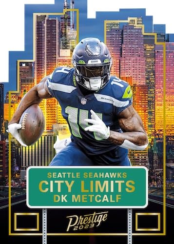 2023 Panini Prestige Football Trading Cards Mega Box - 42 NFL Collectible Cards with Rookies Like CJ Stroud, Will Levis & More | Perfect for Sports Memorabilia Collectors, Fantasy Football Fans & Gift Giving