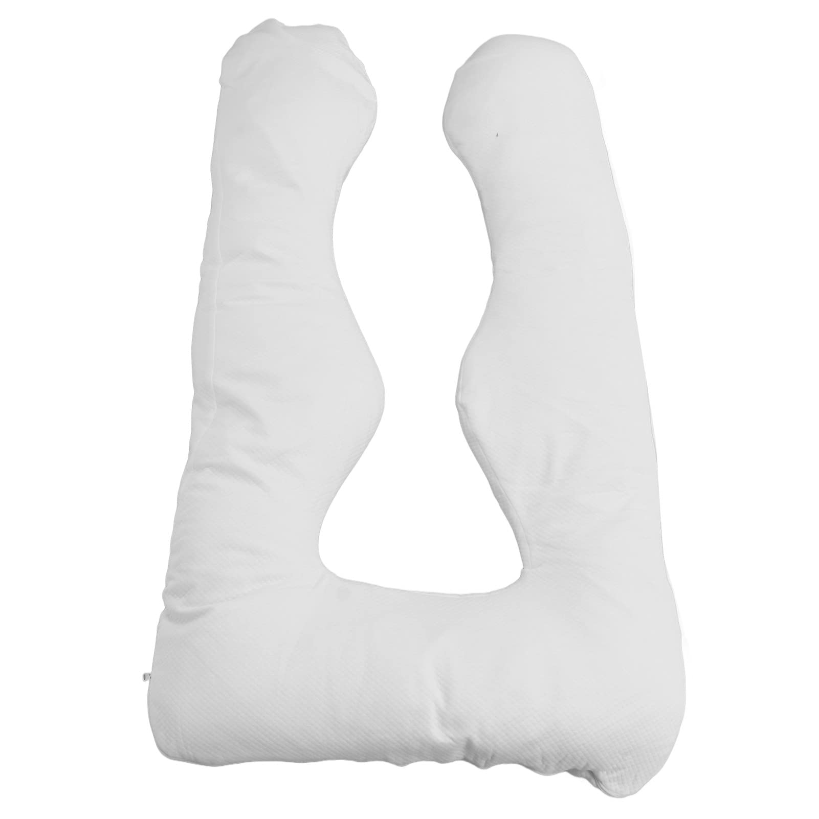 **Topyond U-Shaped Pregnancy Pillow for Maternity Support - 100% Cotton Body Pillow for Pregnant Women, Comfortable Sleeping Aid for Side Sleepers & Back Pain Relief - Perfect for Bed, Couch & Nursery**