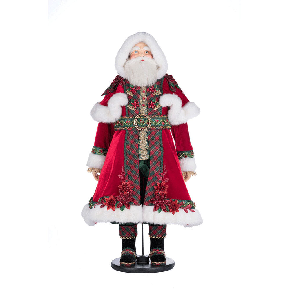 Christopher Magic Santa Doll by Katherine's Collection - Festive Holiday Decoration & Christmas Gift for Kids & Collectors