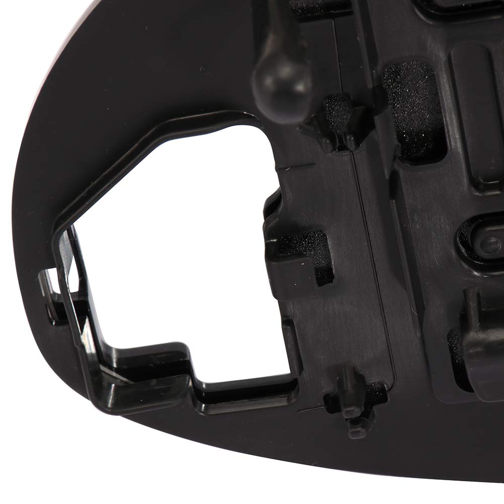 Heated Convex Side Mirror Glass Replacement - Right Side, Chrome, Compatible with 2012-2017 Toyota Camry, 2014-2017 Toyota Yaris, Toyota Corolla Solara (Part# 8K0949102E) - Perfect for Winter Driving & Enhanced Rear Visibility