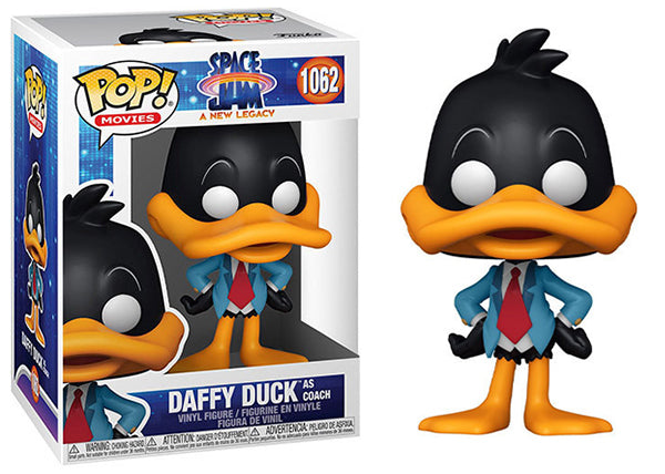 Space Jam A New Legacy Daffy Duck as Coach Action Figure - Collectible Toy for Fans & Movie Lovers - Perfect for Display, Gifts & Playtime Fun