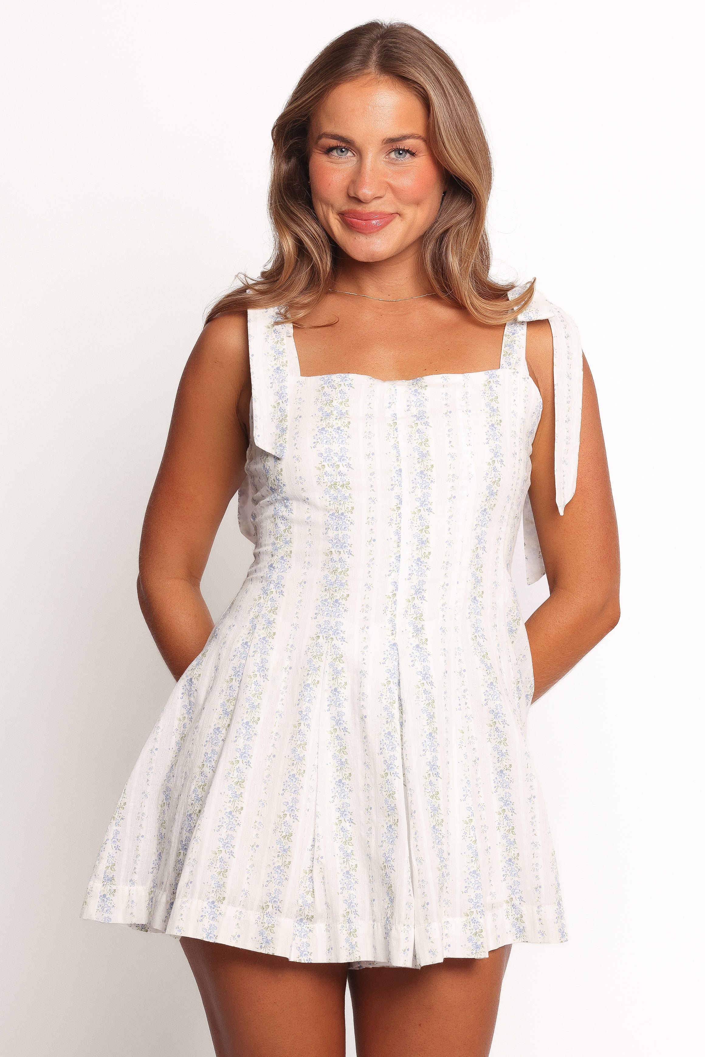 Dariah Romper for Women - Stylish Blue Jumpsuit | Casual Summer Outfit, Beach Wear & Lounge Comfort