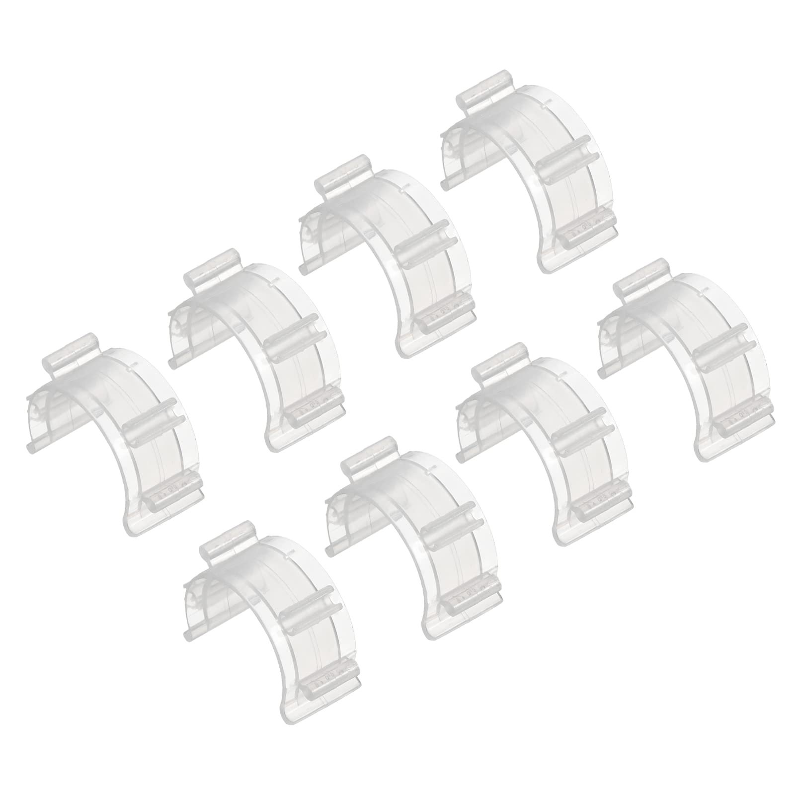 50 Pack PATIKIL Clear Plastic Sewing Bobbin Clips - Small Thread Clamps & Spool Organizers for DIY Embroidery, Crafts, Quilting & Sewing Projects - Perfect for Organizing Threads in Sewing Boxes & Craft Rooms