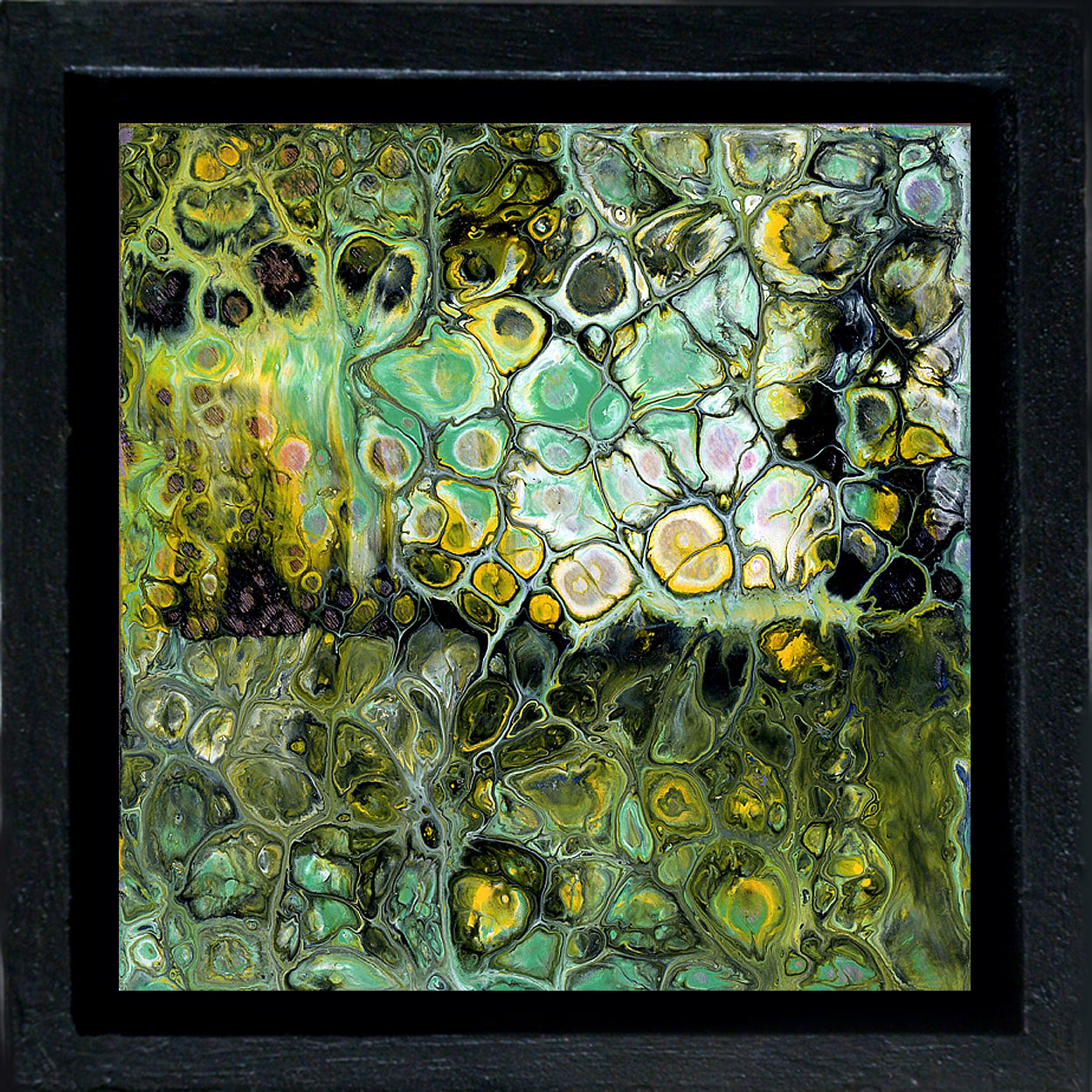 Anthony Ciambella: Framed 4x4 Acrylic on Panel Painting - Perfect for Home Decor, Office Art & Gift Giving