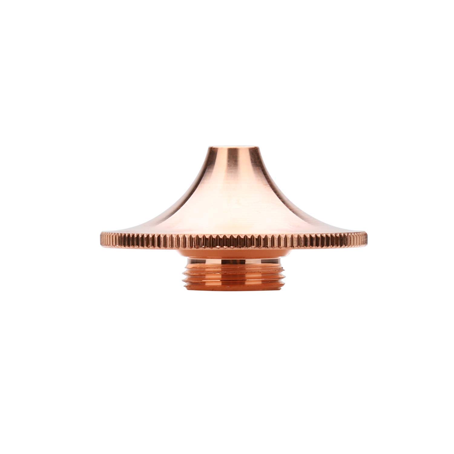 TEN-HIGH Single Layer Laser Nozzle for Fiber Laser Cutting Head - 28mm Diameter, 15mm Height, 0.8mm Caliber (5-Piece Set) - Perfect for Metal Fabrication, CNC Cutting & Industrial Laser Applications