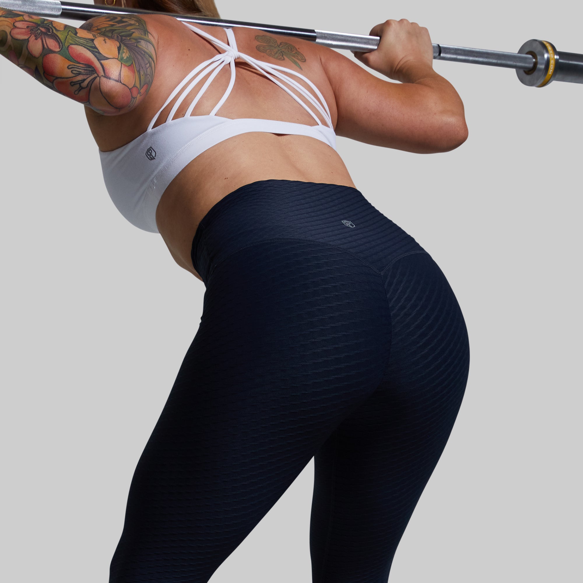 Paragon High-Waist Yoga Leggings for Women - Navy Blue - Moisture-Wicking & Tummy Control - Perfect for Yoga, Gym & Running