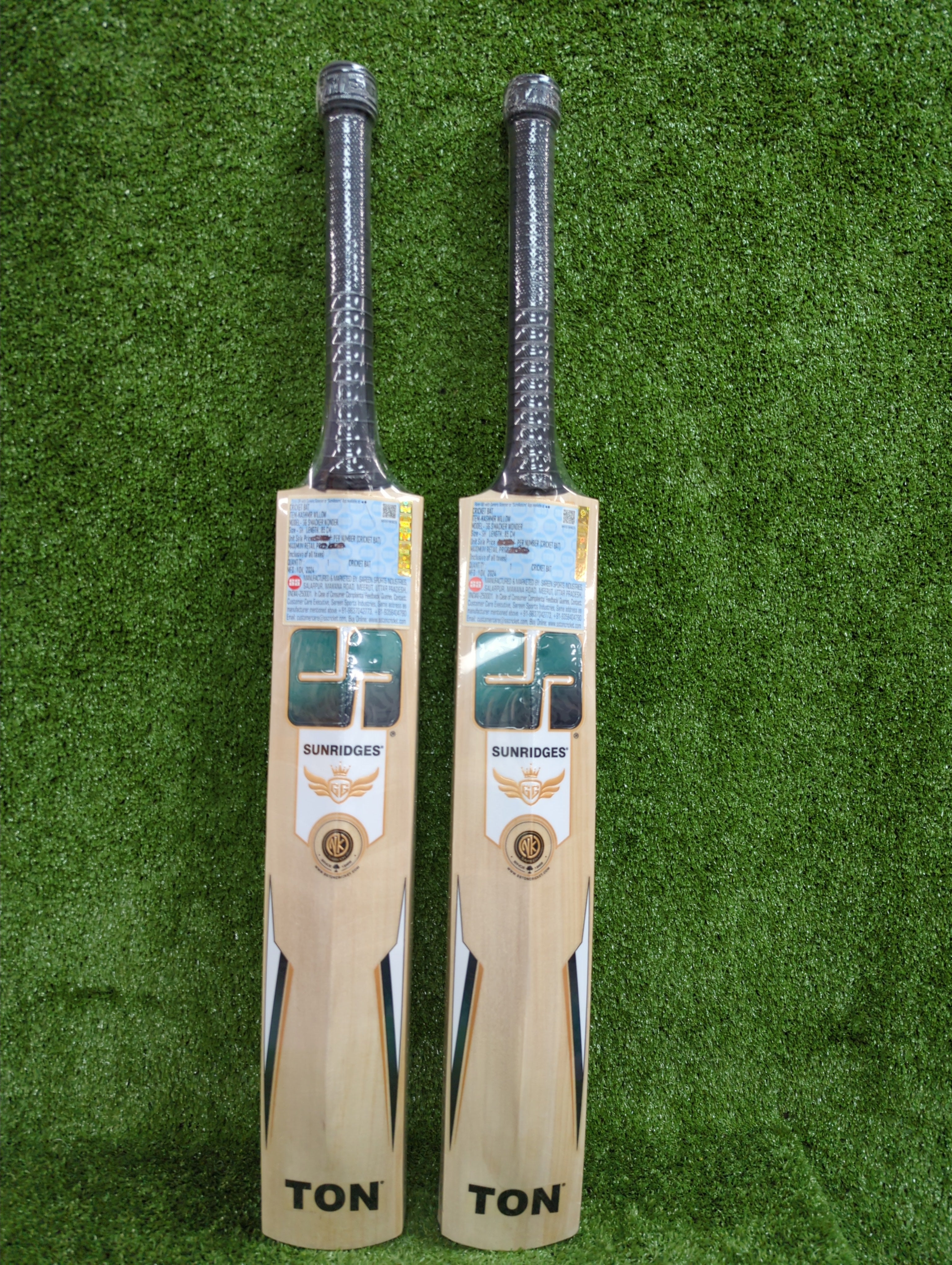 Premium Kashmir Willow Cricket Bat - SS GG Smacker Wonder - Handcrafted for Power & Performance - Perfect for Practice, Matches & Training Sessions