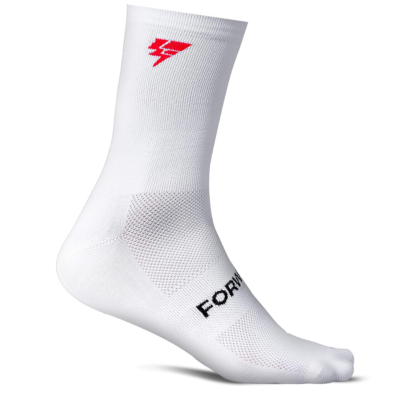 Forward Lightning Cycling Sport Crew Socks - Breathable Moisture-Wicking Performance Socks for Road & Mountain Biking - Perfect for Training, Racing & Outdoor Adventures