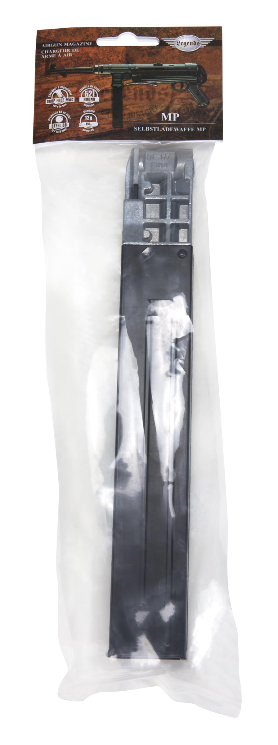 Legends MP Magazine - High-Capacity Air Gun Accessories for Pistols & Rifles | Perfect for Target Shooting, Hunting & Airsoft Training