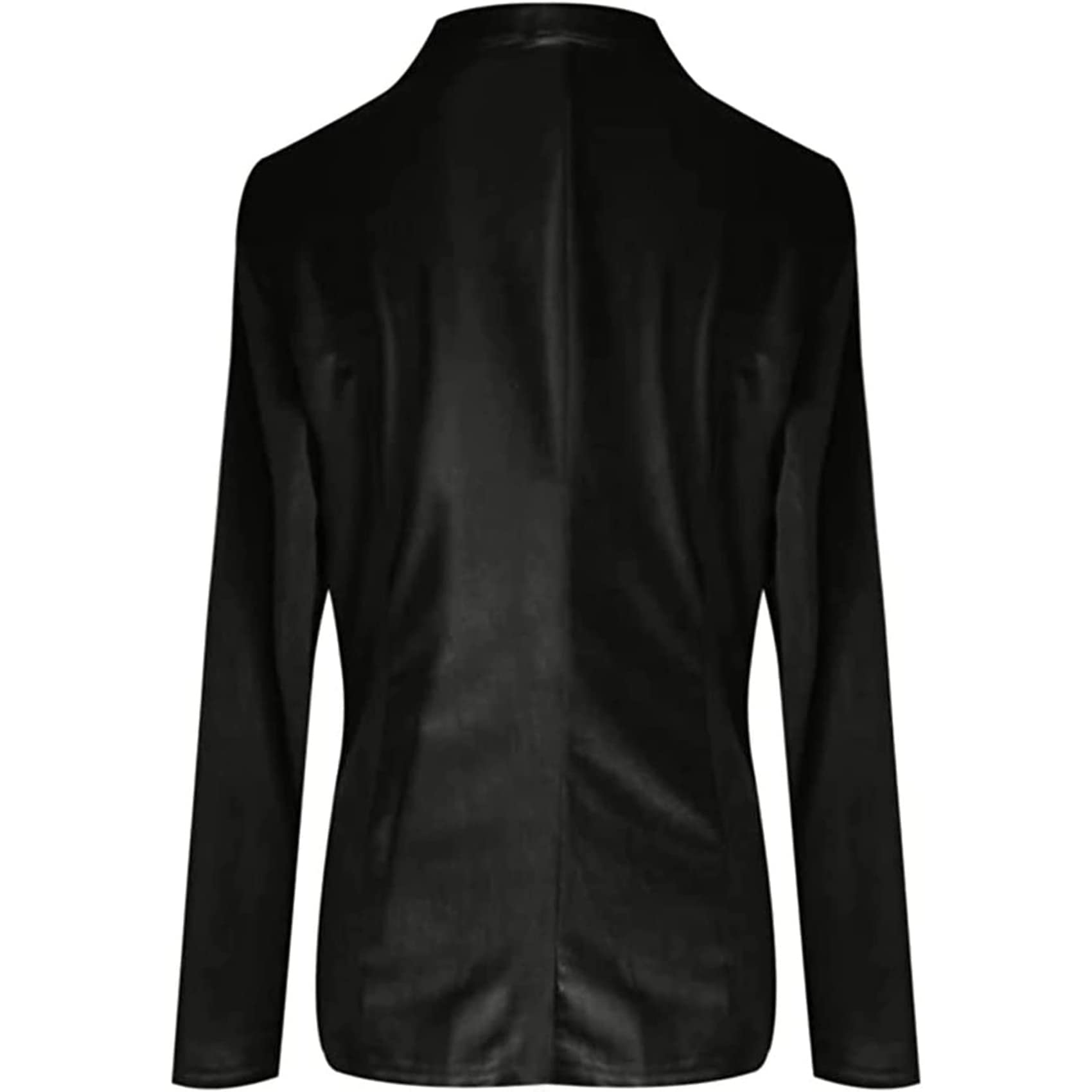 Women's Lightweight Blazer Jacket - Cozy Retro Long Sleeve Button Up Cardigan Coat for Office & Workwear | Professional Outerwear for Business, Meetings & Formal Occasions