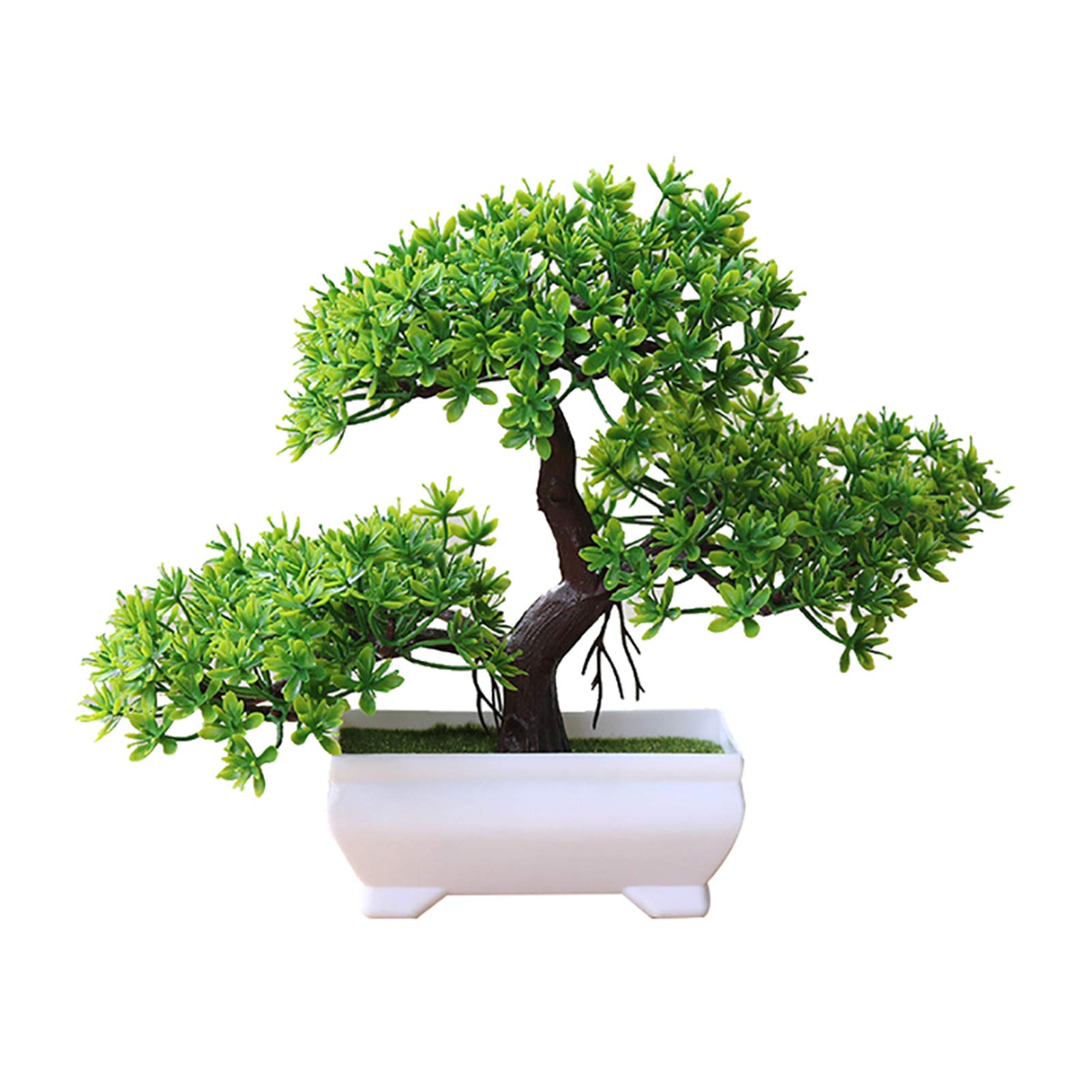 Realistic Artificial Plants - Colorful Plastic Trees for Home & Wedding Decor - Natural-Looking Greenery to Beautify Your Living Room, Office, or Event Space