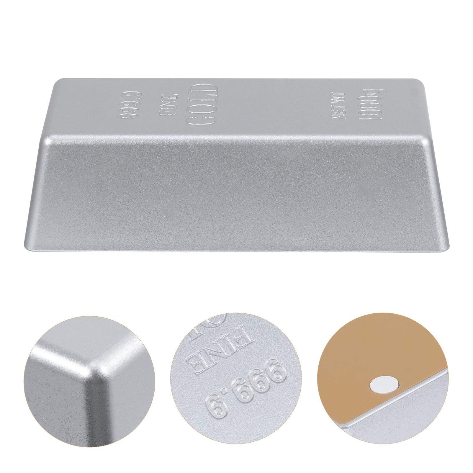 Kids Plastic Decorative Brick Toy - 1 Piece Realistic Simulation Bar Plaything for Room Decor & Pretend Play