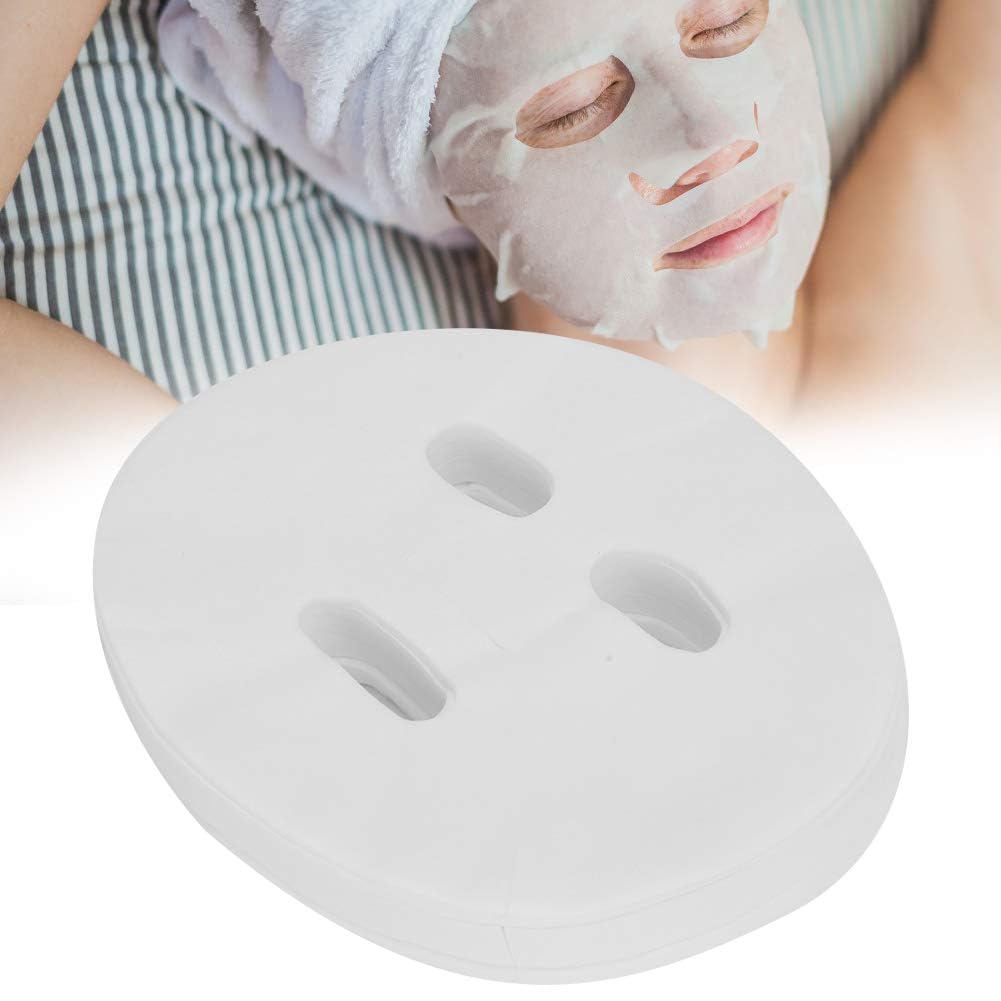50Pcs Disposable Facial Mask Sheets - Thin Plastic Face Masks for Skin Care & Moisture Retention | DIY Clear Face Mask Paper for Spa, Beauty & Home Skincare Routine | Perfect for Hydration, Relaxation & Self-Care Days