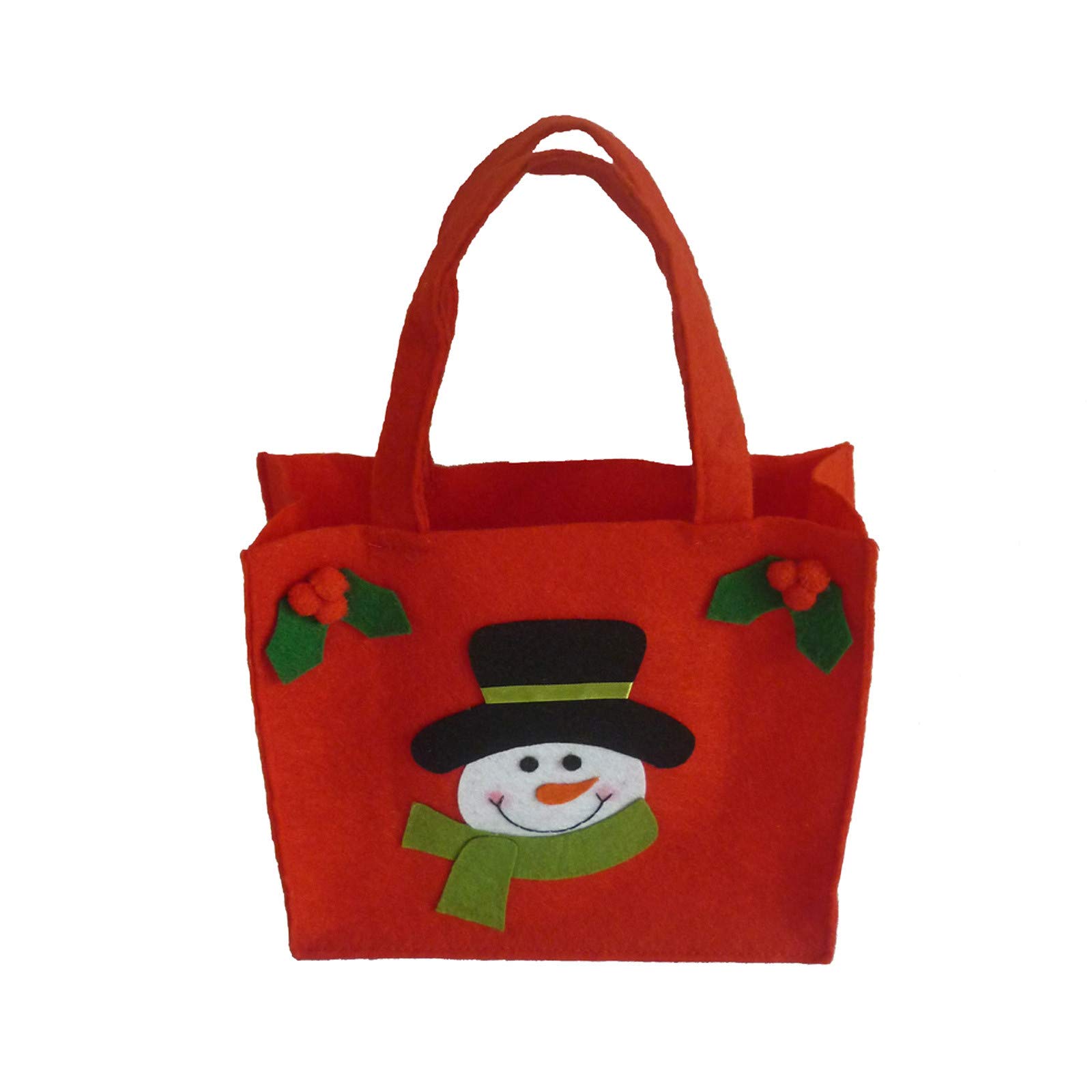 Christmas Candy Gift Bags - Portable Fashion Holiday Party Favor Bags for Christmas Decorations, Stocking Stuffers & Gift Giving (Set of 10) - Perfect for Holiday Parties, Classroom Treats & Festive Decor