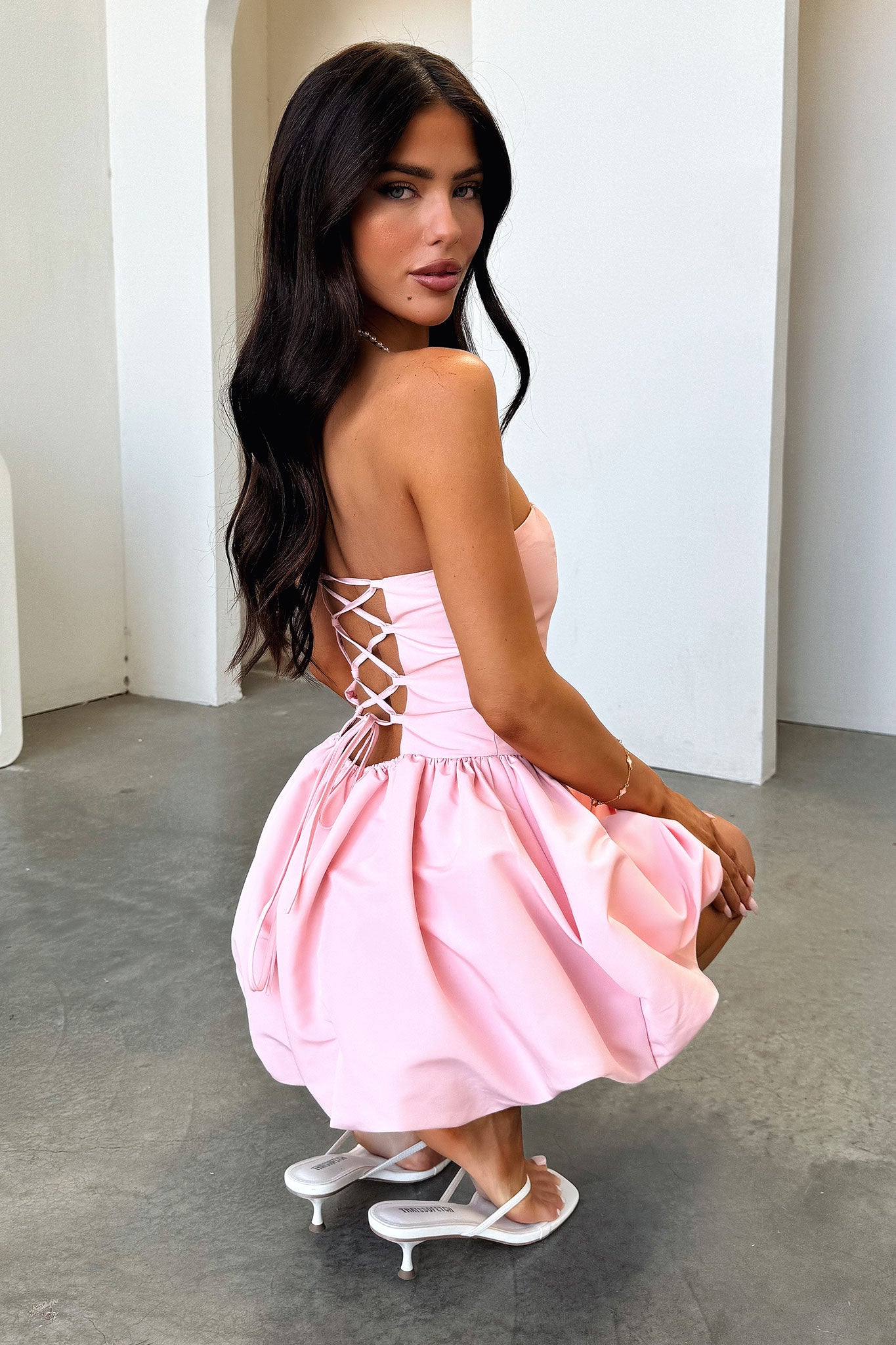 Bluebell Dress in Pink - Elegant Floral Summer Dress for Women | Perfect for Weddings, Parties & Casual Outings
