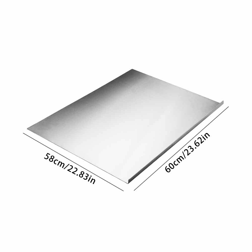 Premium 304 Stainless Steel Cutting Board - Extra Large Non-Slip Metal Baking Mat for Fruits, Vegetables, Meat, Dough & Pizza | Heavy Duty Kitchen Prep Surface for Chopping, Kneading & Rolling | Dishwasher Safe & Hygienic