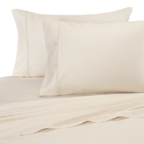 Luxury 500 Thread Count 100% Egyptian Cotton Bed Sheet Set - 1 Flat Sheet, 1 Fitted Sheet & 4 Pillowcases for 20