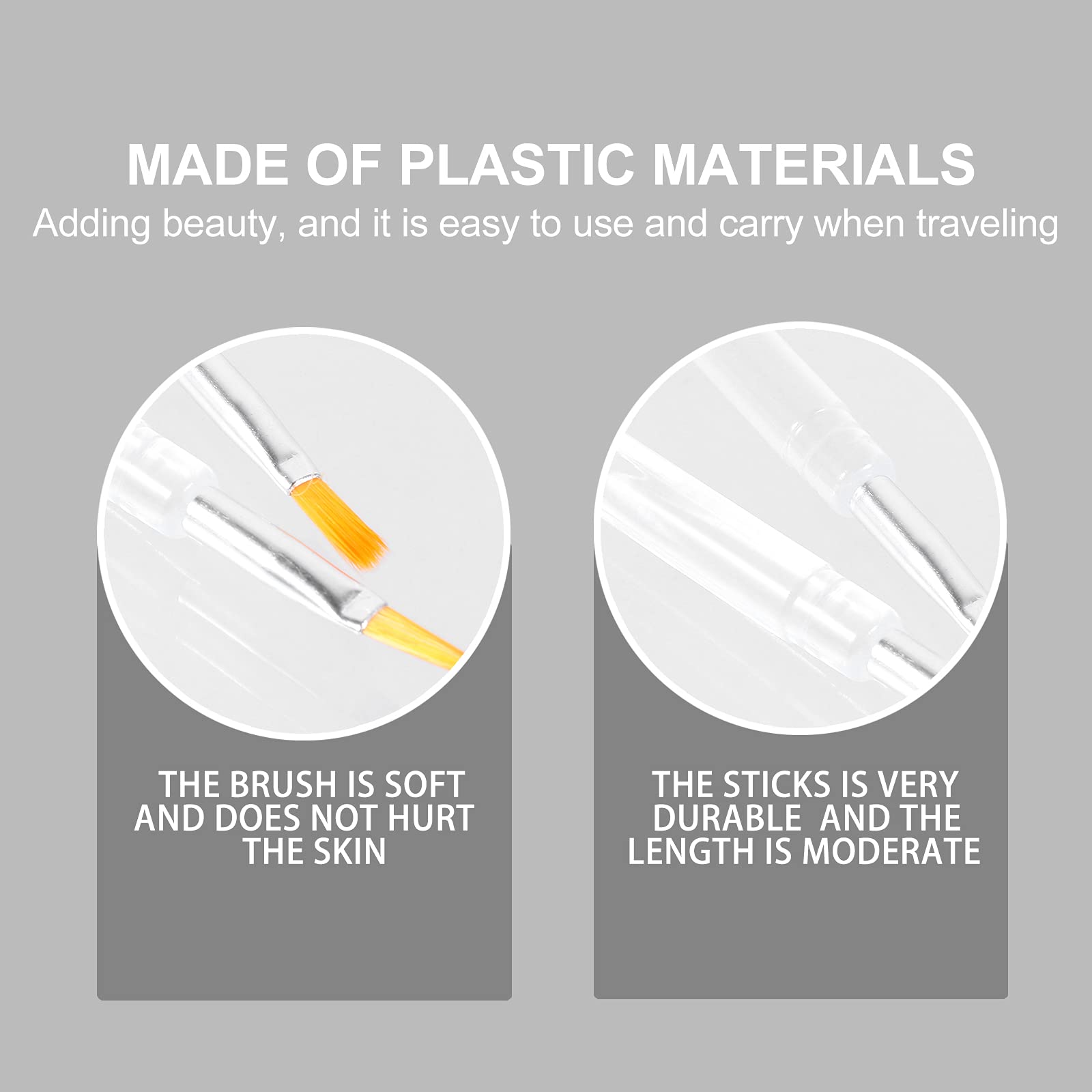 SOLUSTRE 20pcs Disposable Lipstick Applicators - Hygienic Makeup Tools for Lip Gloss, Lipstick & Balm Application - Perfect for Salons, Makeup Artists & Personal Use