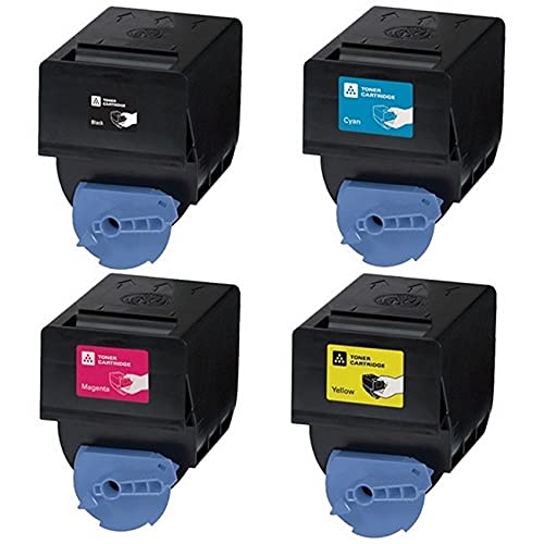 Canon Color IR-C2380/C2880/C3580/C3880 Compatible Toner Cartridge Combo Pack (BK/C/M/Y) - C-EXV21BCMY | High-Quality Replacement for Office & Home Printing