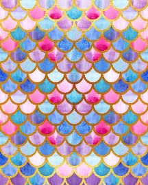 Dreamlike Mermaid Fish Scale-15