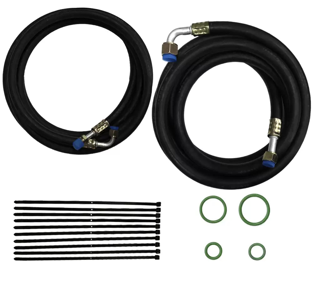 1988-1994 Chevy Suburban Rear AC Line Kit with Roof Mount Evaporator - Perfect for AC System Repair & Restoration