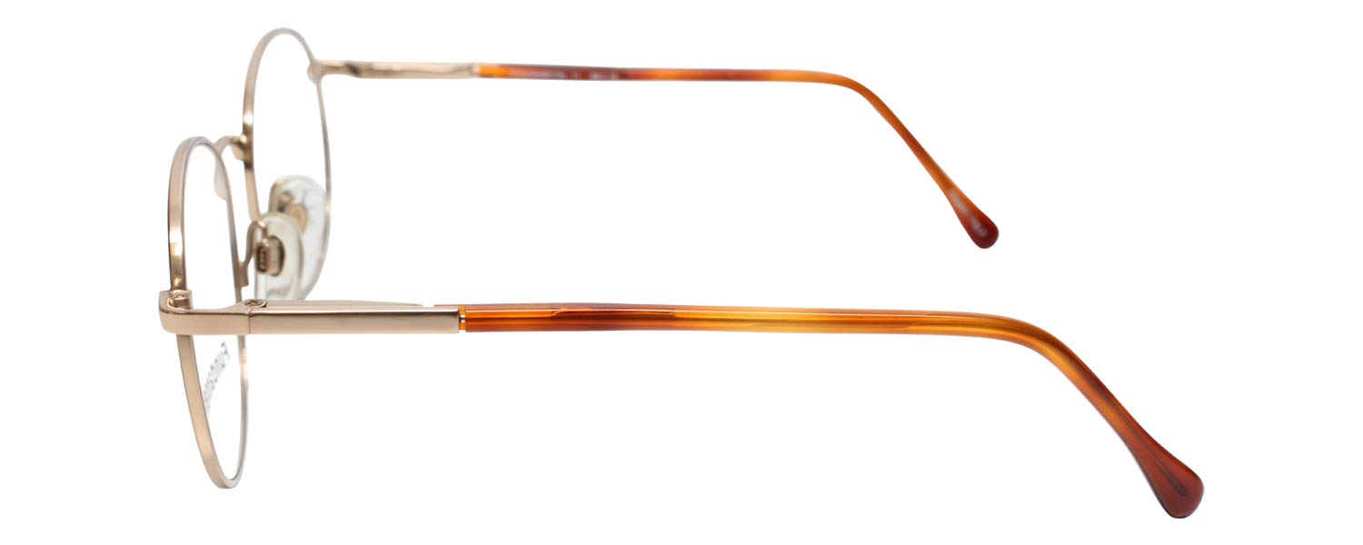 Calabria Designer Blue Light Blocking Reading Glasses - Round Frame 52mm for Computer Work & Night Reading