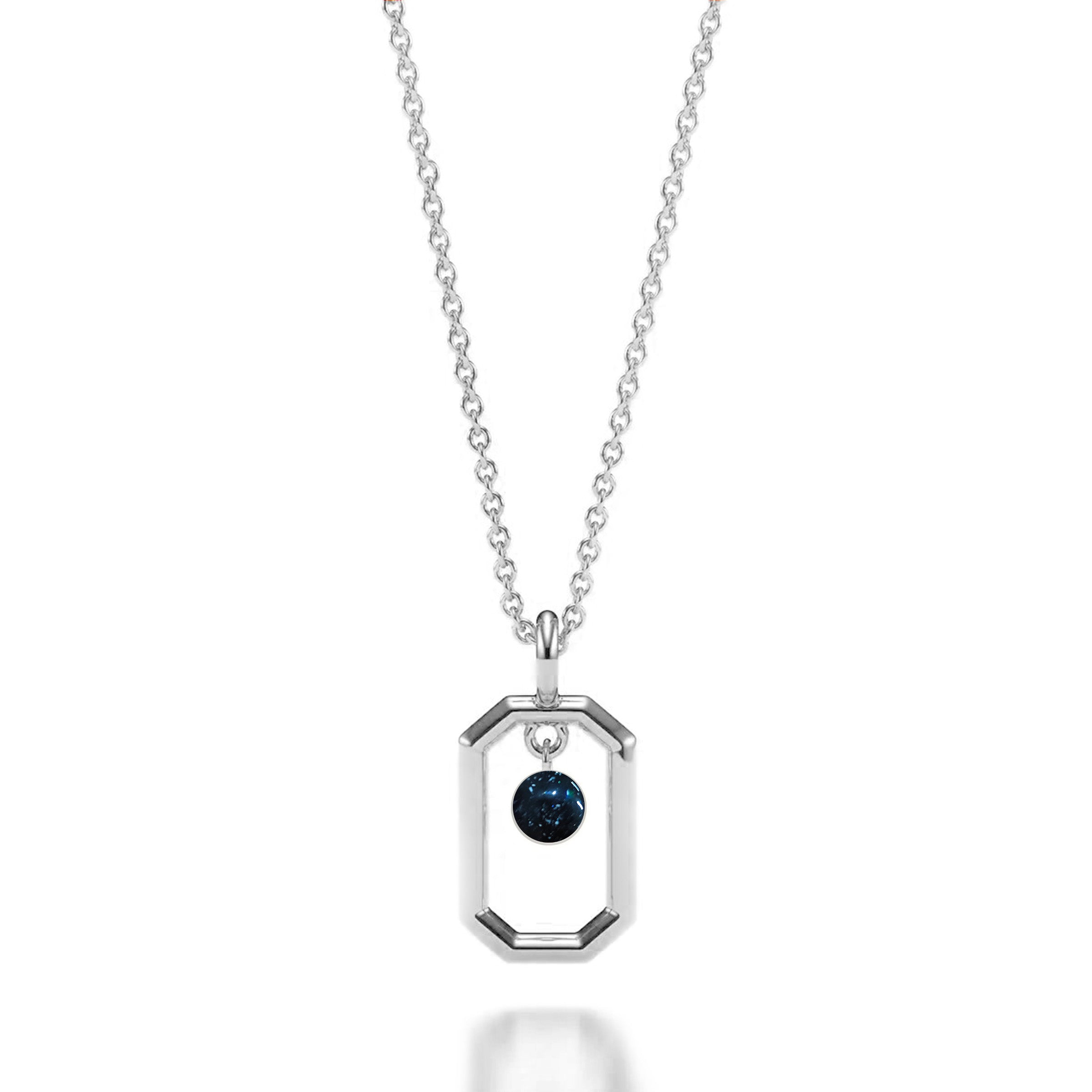 Life Line Memorial Ashes Necklace - Keepsake Jewelry for Loved Ones | Perfect for Cremation Remembrance & Grieving Comfort