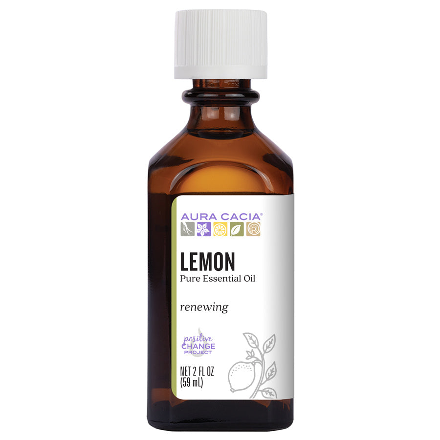 Pure Lemon Essential Oil 2oz (60ml) - 100% Natural, Therapeutic Grade for Aromatherapy, Diffusers & DIY Skincare - Uplifting Citrus Scent for Home, Office & Spa Use