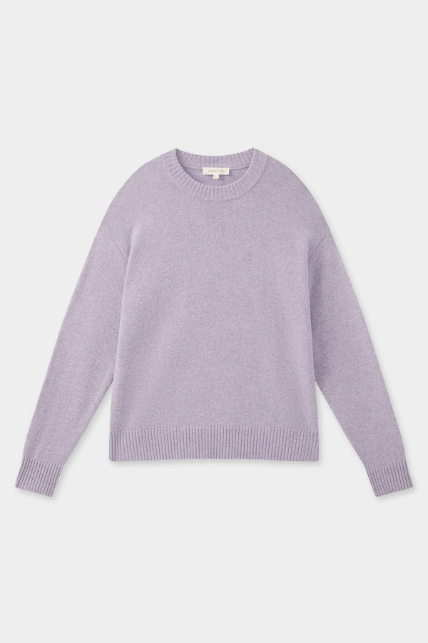 Elegant Iris Jacaranda Lilac Knit Sweater for Women - Soft & Comfortable Winter Pullover - Perfect for Casual Outfits & Cozy Evenings