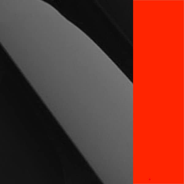 Glossy Black w/ Red Strip