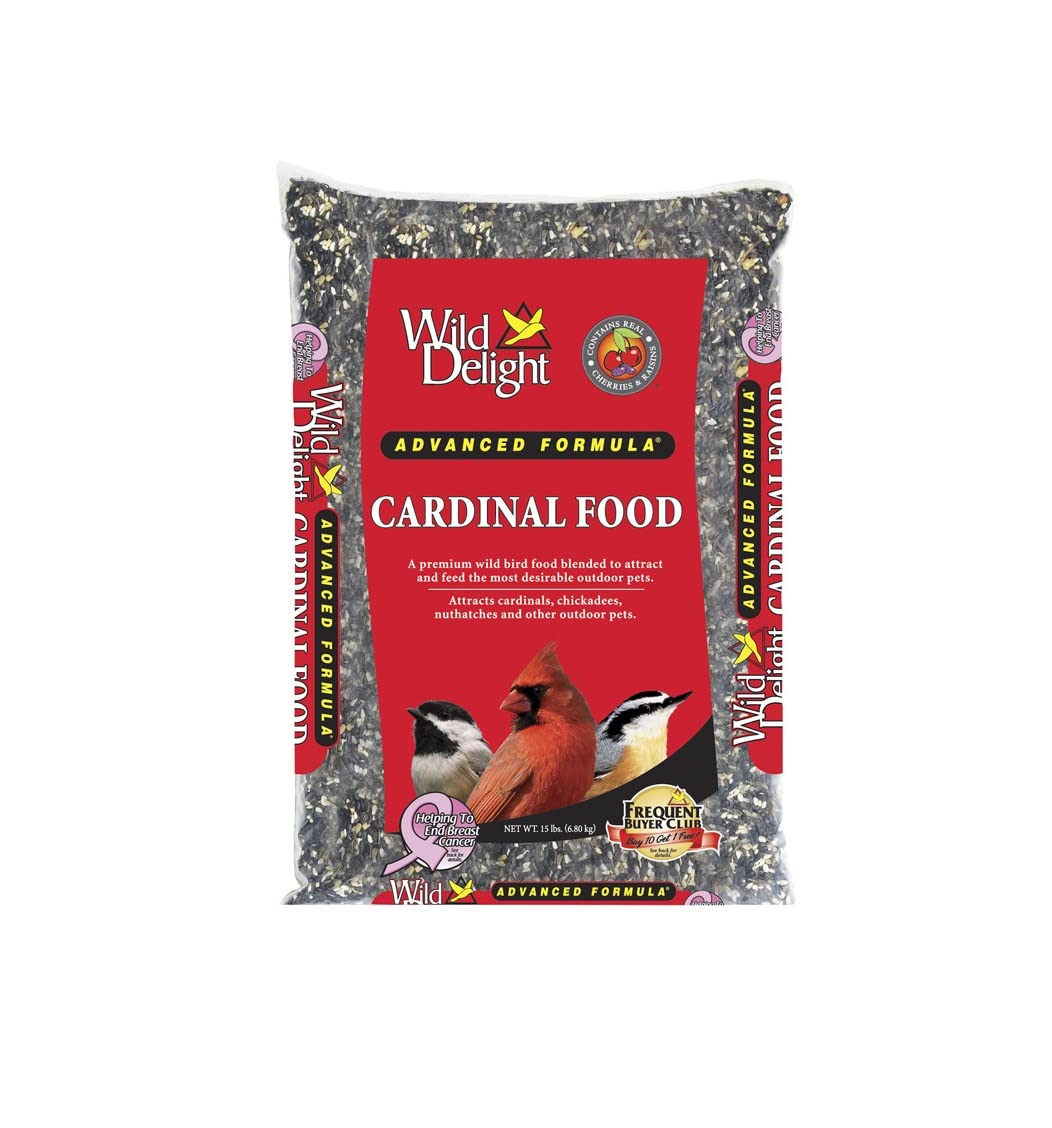 Premium Wild Delight Cardinal Bird Food - Nutritious Seed Blend for Attracting Cardinals - Ideal for Backyard Bird Feeders & Wildlife Gardens