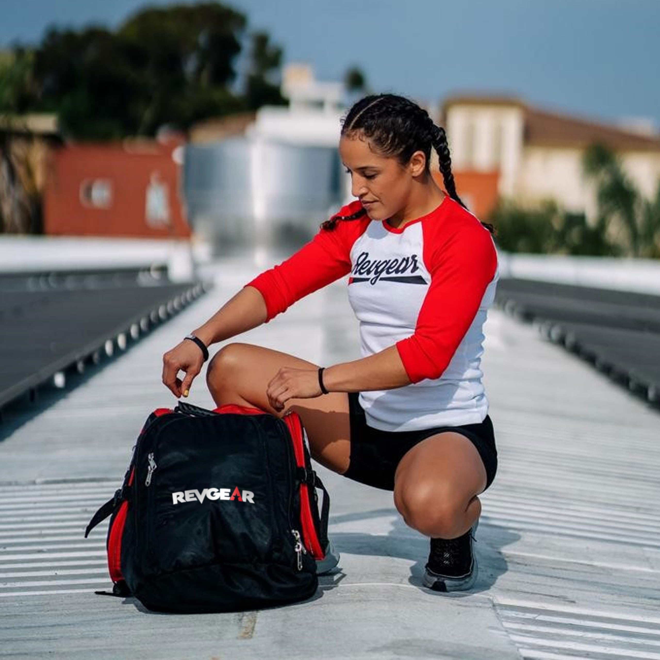 Revgear Gym Backpack for MMA, Boxing, Muay Thai & BJJ - Multi-Compartment Training Bag with Travel Locker | Perfect for Gym, Martial Arts & Sports Travel