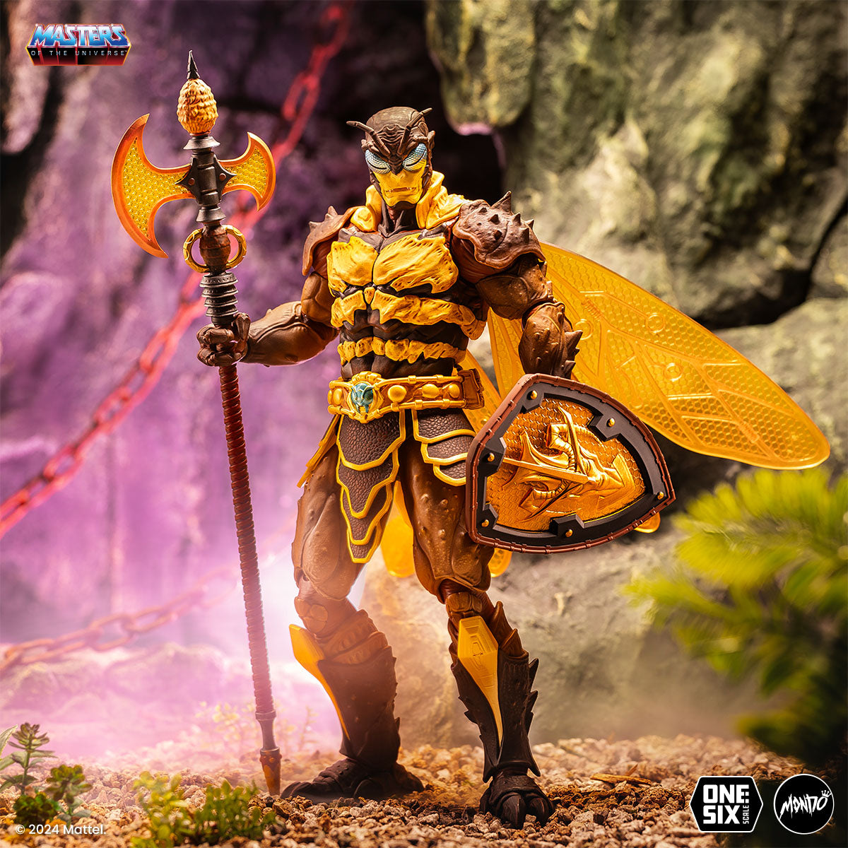 Masters of the Universe Buzz Off 1/6 Scale Action Figure - Timed Edition Collectible for Fans and Display - Perfect for Home Decor, Office Display, and Gift Giving