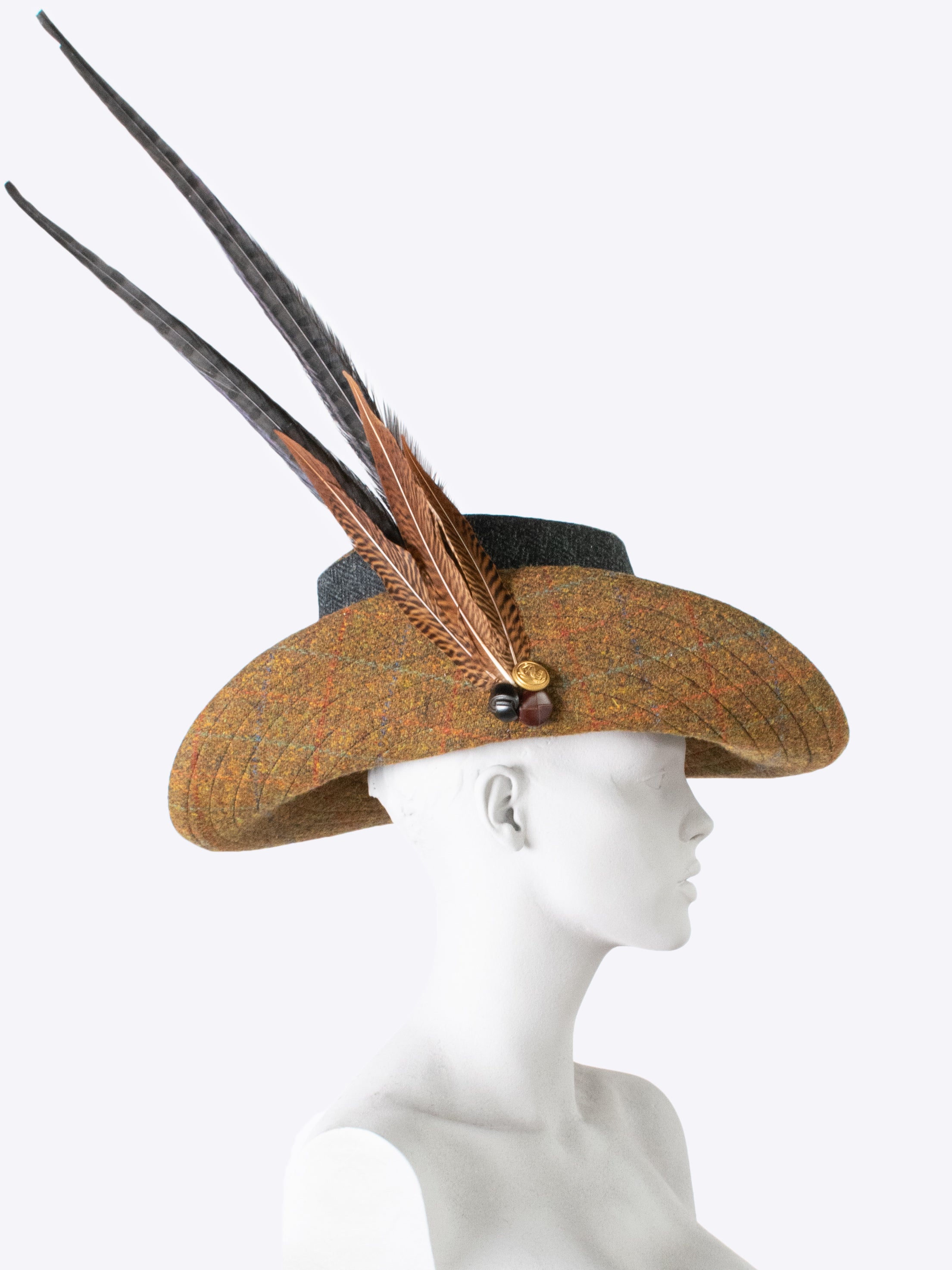 Waterproof Wide Brim Sun Hat for Women & Men - UPF 50+ UV Protection - Charcoal & Rust Color - Perfect for Beach, Hiking, Gardening and Outdoor Activities