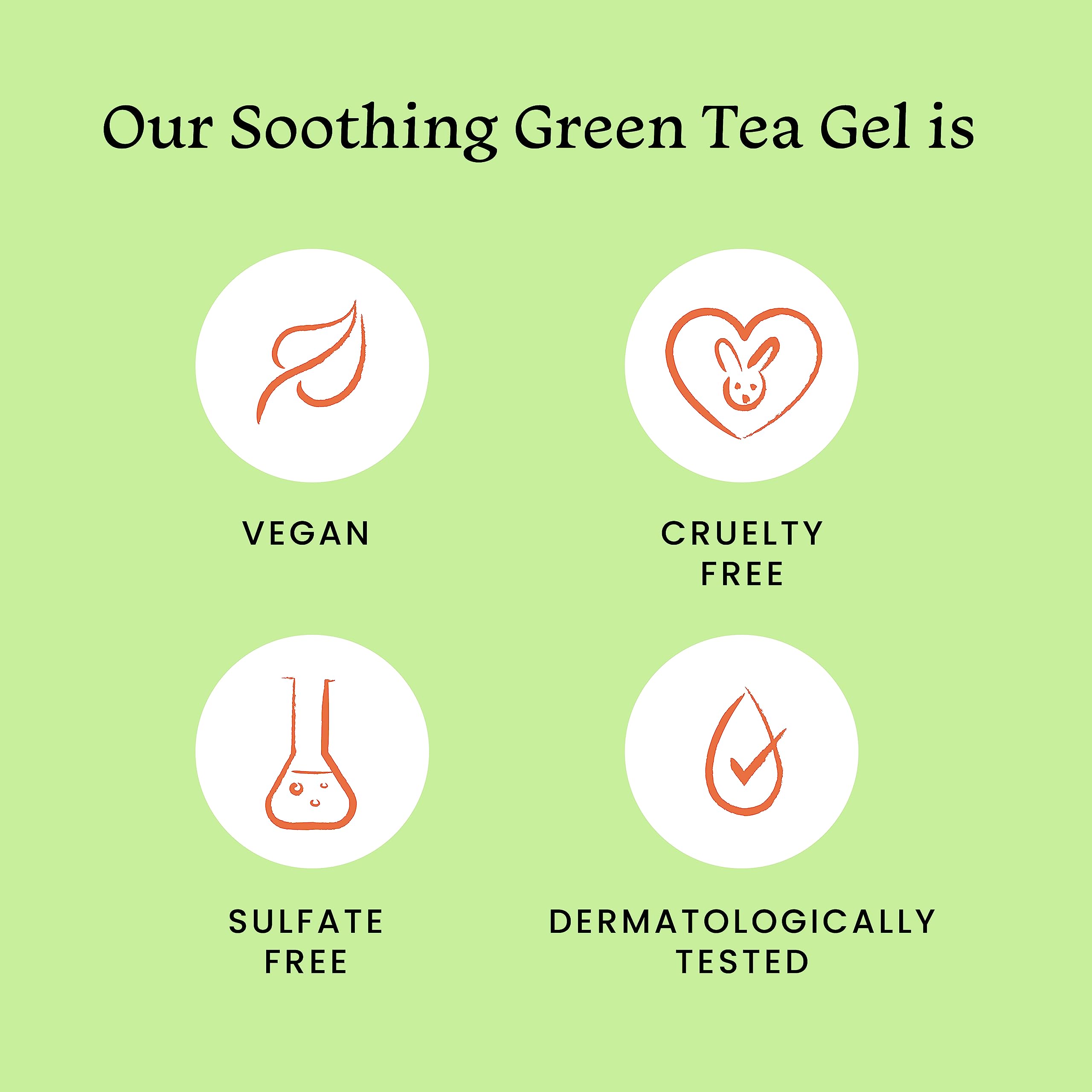 Foxtale Green Tea Oil-Free Gel Face Moisturizer with Hyaluronic Acid & Niacinamide | Hydrating, Brightening & Acne Prevention | Lightweight Formula for Oily & Acne-Prone Skin | Men & Women | 50g | Perfect for Daily Skincare Routine & Travel