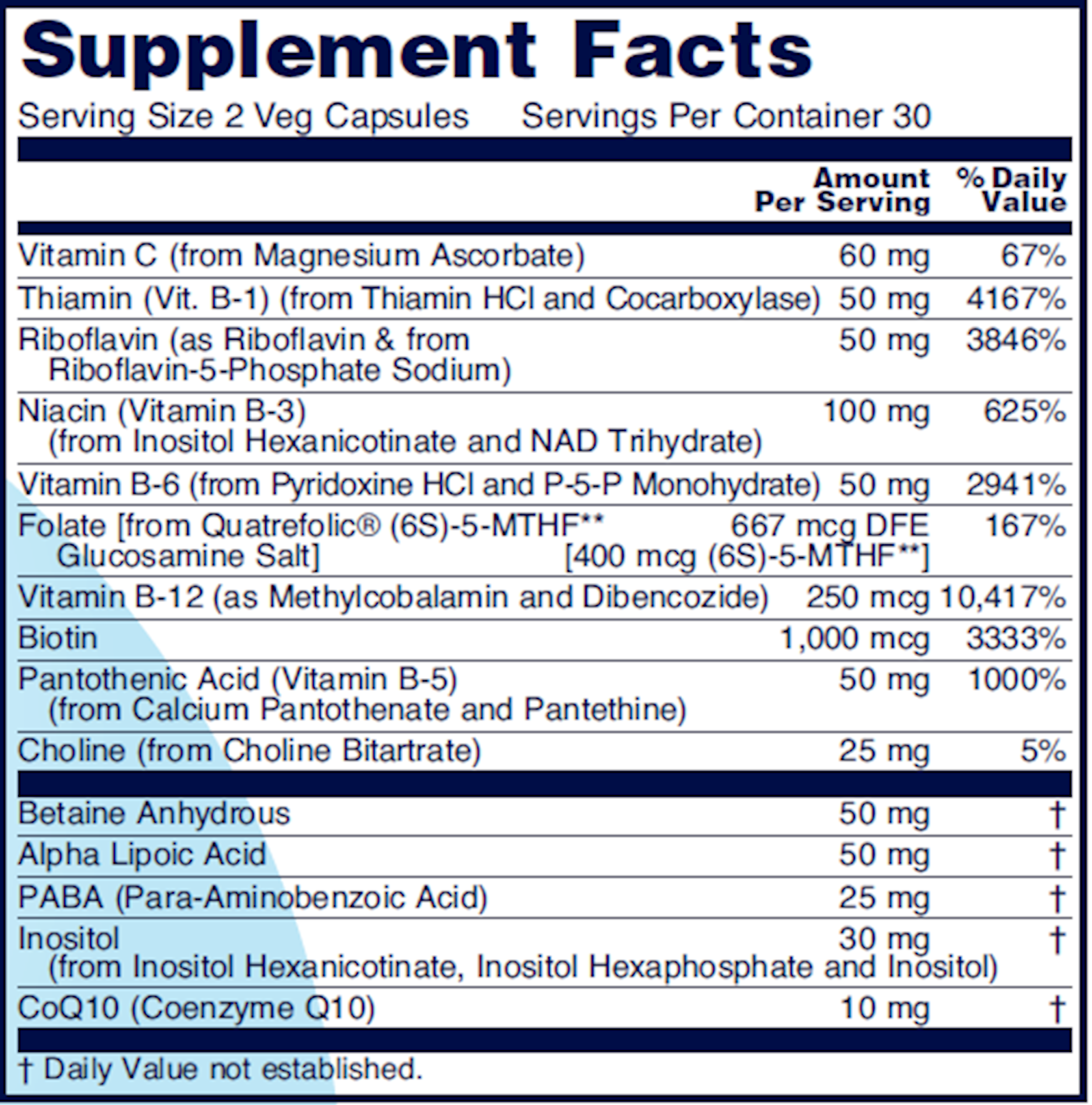 B Complex Neuro Factors - Premium Brain & Nerve Support Supplement for Focus, Memory & Cognitive Health - Ideal for Students, Professionals & Seniors
