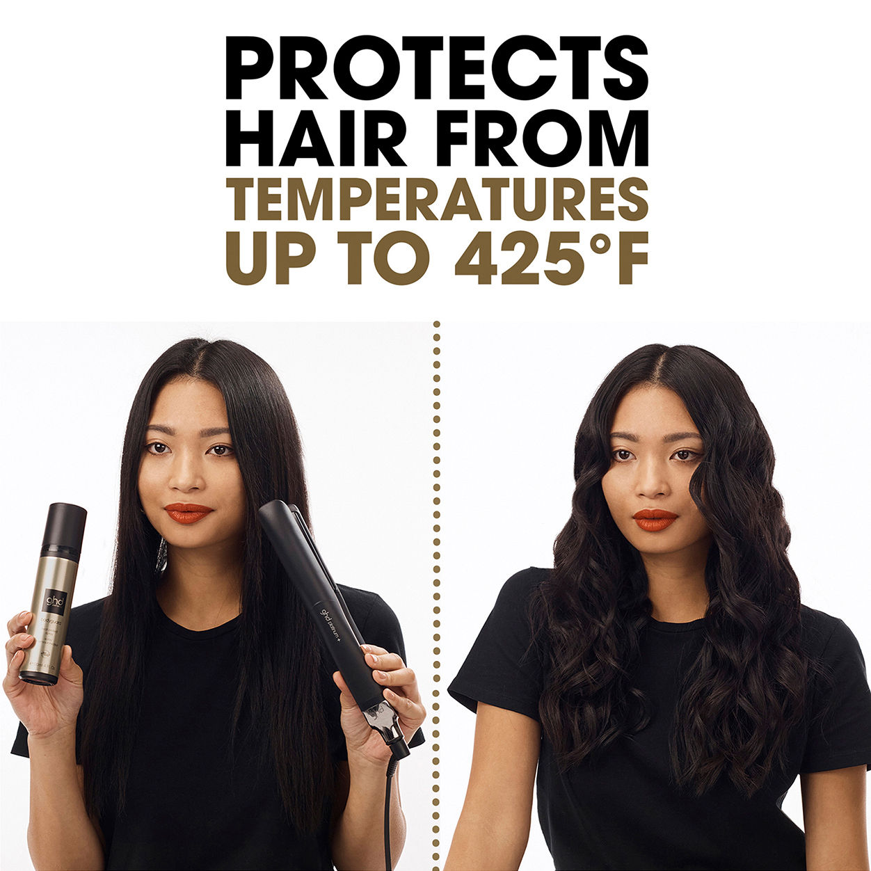 Bodyguard Heat Protect Spray for Hair - Thermal Protection & Shine for Blowouts, Straightening & Styling - 8oz