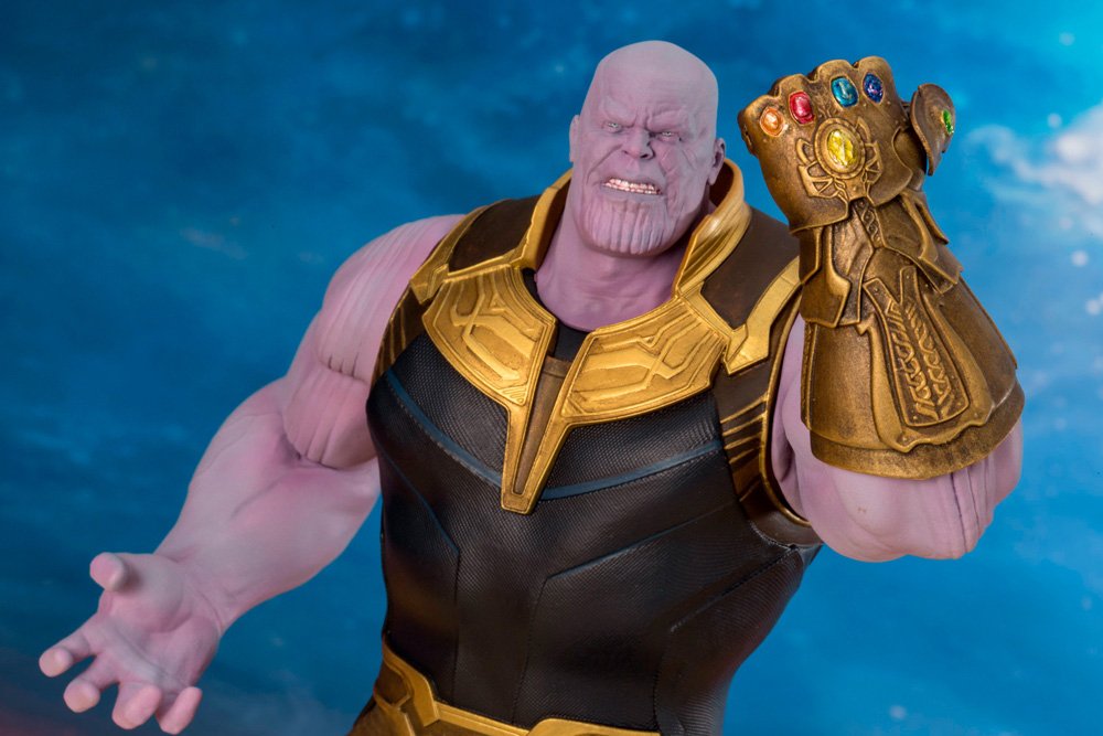 Kotobukiya Marvel Avengers Infinity War: Thanos 1/10 Scale ArtFX+ Statue - Premium Collectible Figure for Superhero Fans & Home Display